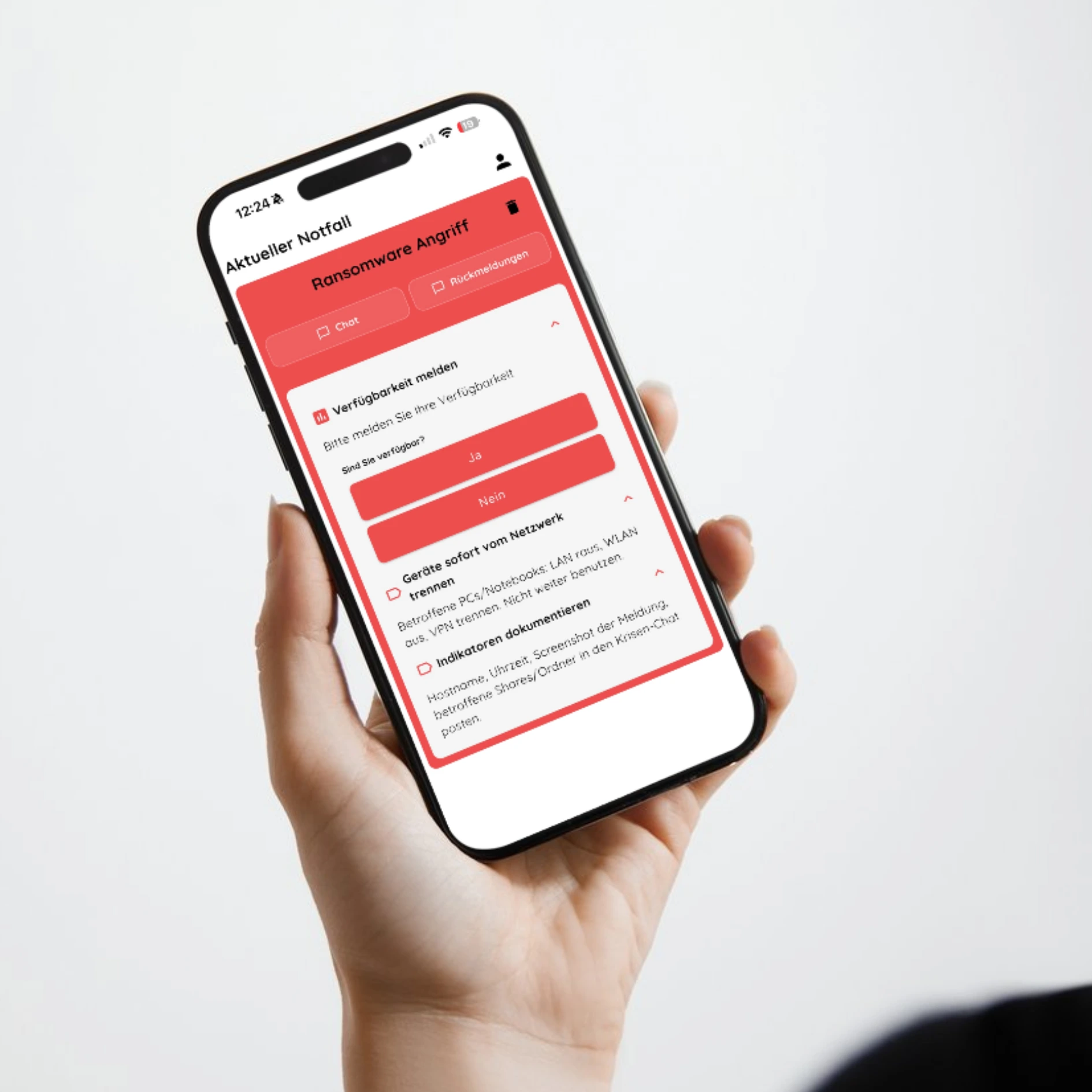 Alarmierungs-App für Unternehmen